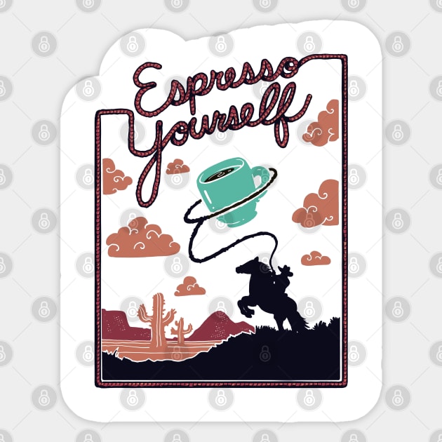 Espresso Yourself Sticker by Coffee Hotline